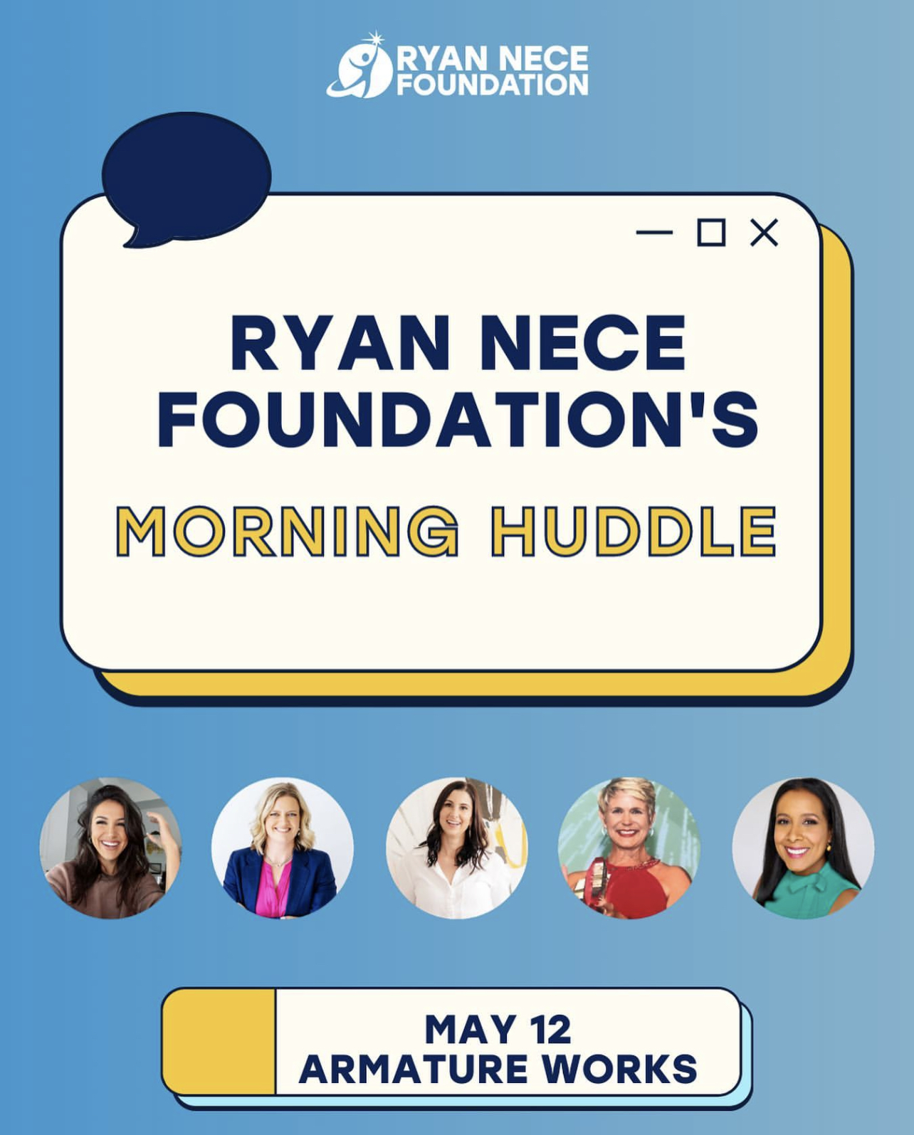 Enhance Your Mental Health Through Giving Back: Join the Ryan Nece Foundation’s Morning Huddle Fundraising Event on May 12